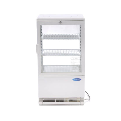 Mini Koelvitrine - 58 L - 43 cm - Wit