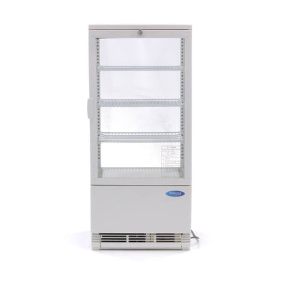 Mini Koelvitrine - 78 L - 43 cm - Wit