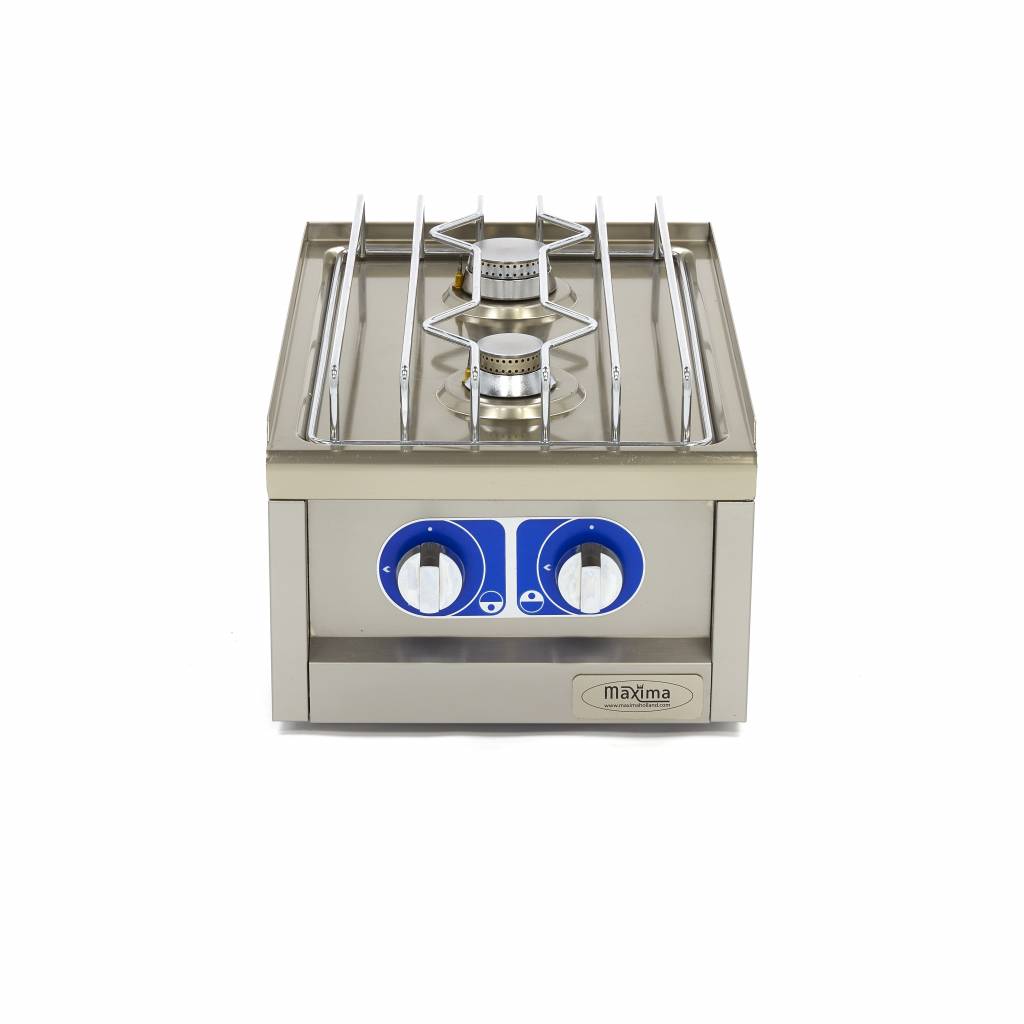 Kookplaat Horeca - 2 Pitten - Enkel - 60 cm Diep - Gas