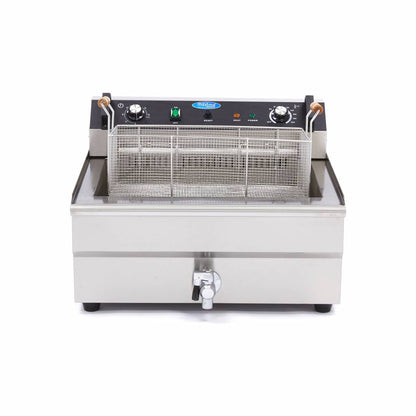 Frituurpan - 30 L - 1 Mand - met Tapkraan