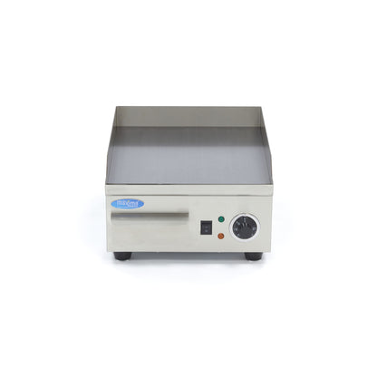 Grillplaat - Glad - 36 cm - incl. Opvangbak