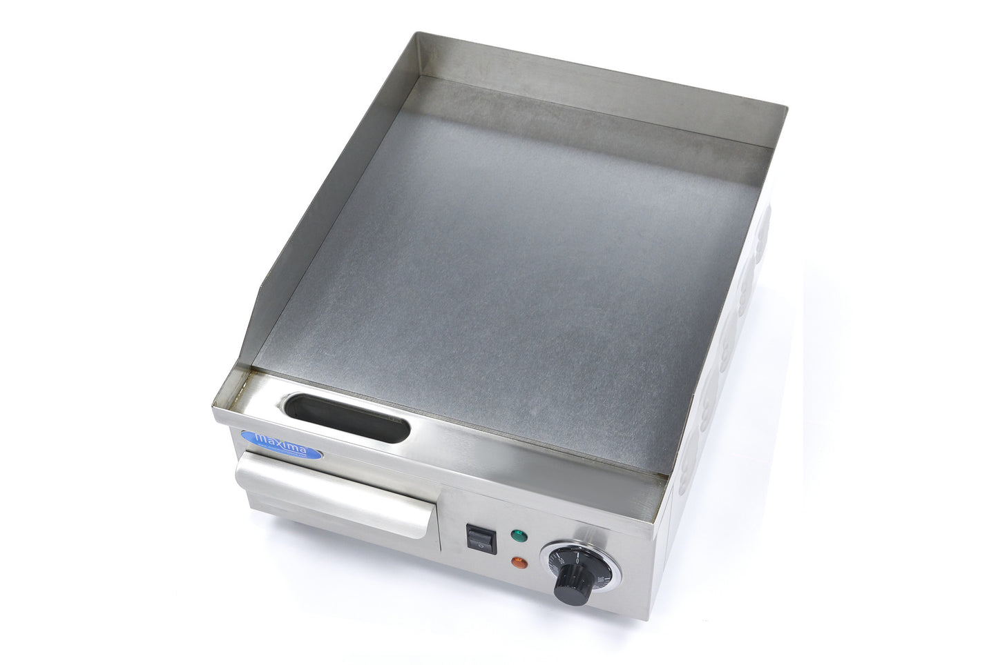 Grillplaat - Glad - 36 cm - incl. Opvangbak