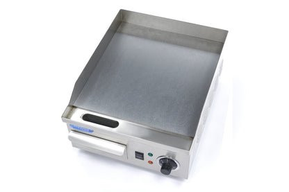 Grillplaat - Glad - 36 cm - incl. Opvangbak