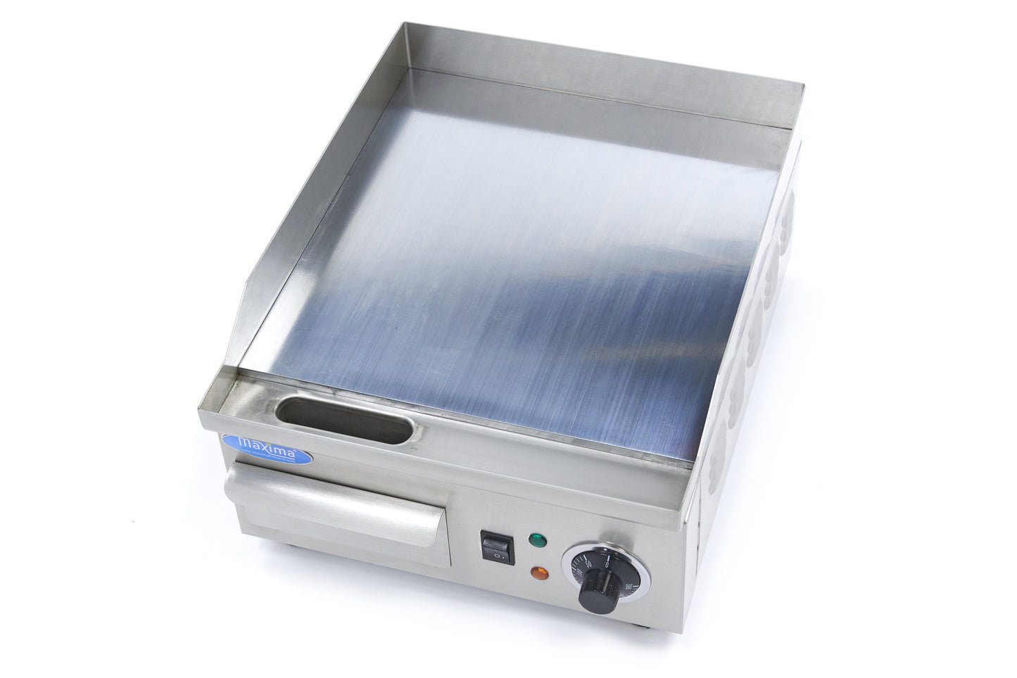 Grillplaat - Glad Chroom - 36 cm - incl. Opvangbak