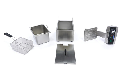 Frituurpan - 11 L - 1 Mand - tot 1,4 Kg Frites
