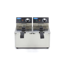 Frituurpan - 2x 4 L - 2 Manden - tot 1,5 Kg Frites