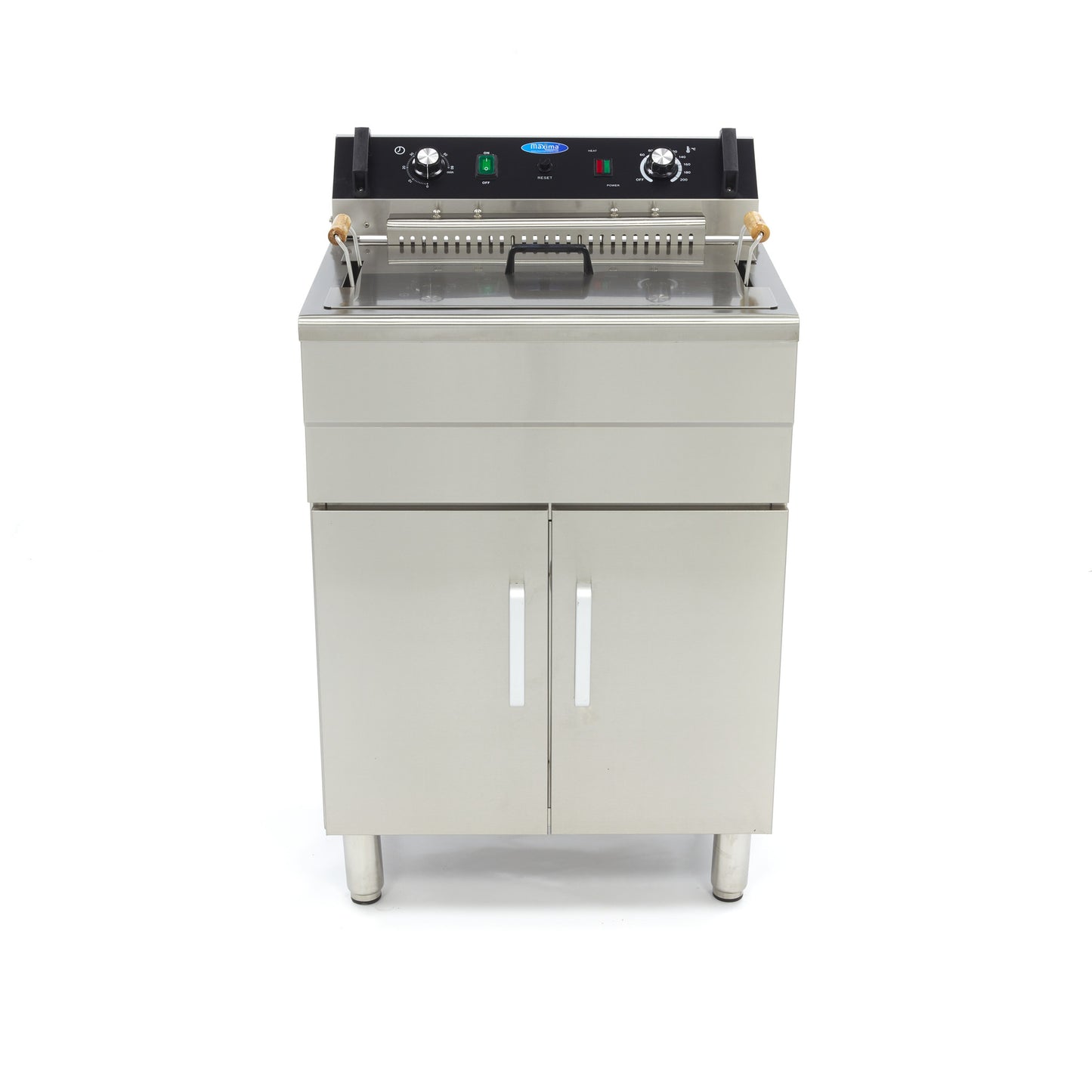 Frituurpan - 30 L - 1 Mand - met Tapkraan en Opbergruimte