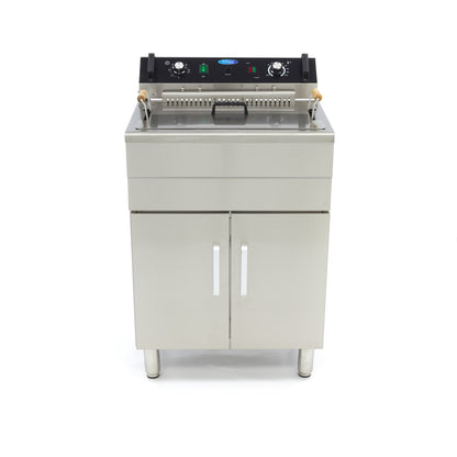 Frituurpan - 30 L - 1 Mand - met Tapkraan en Opbergruimte