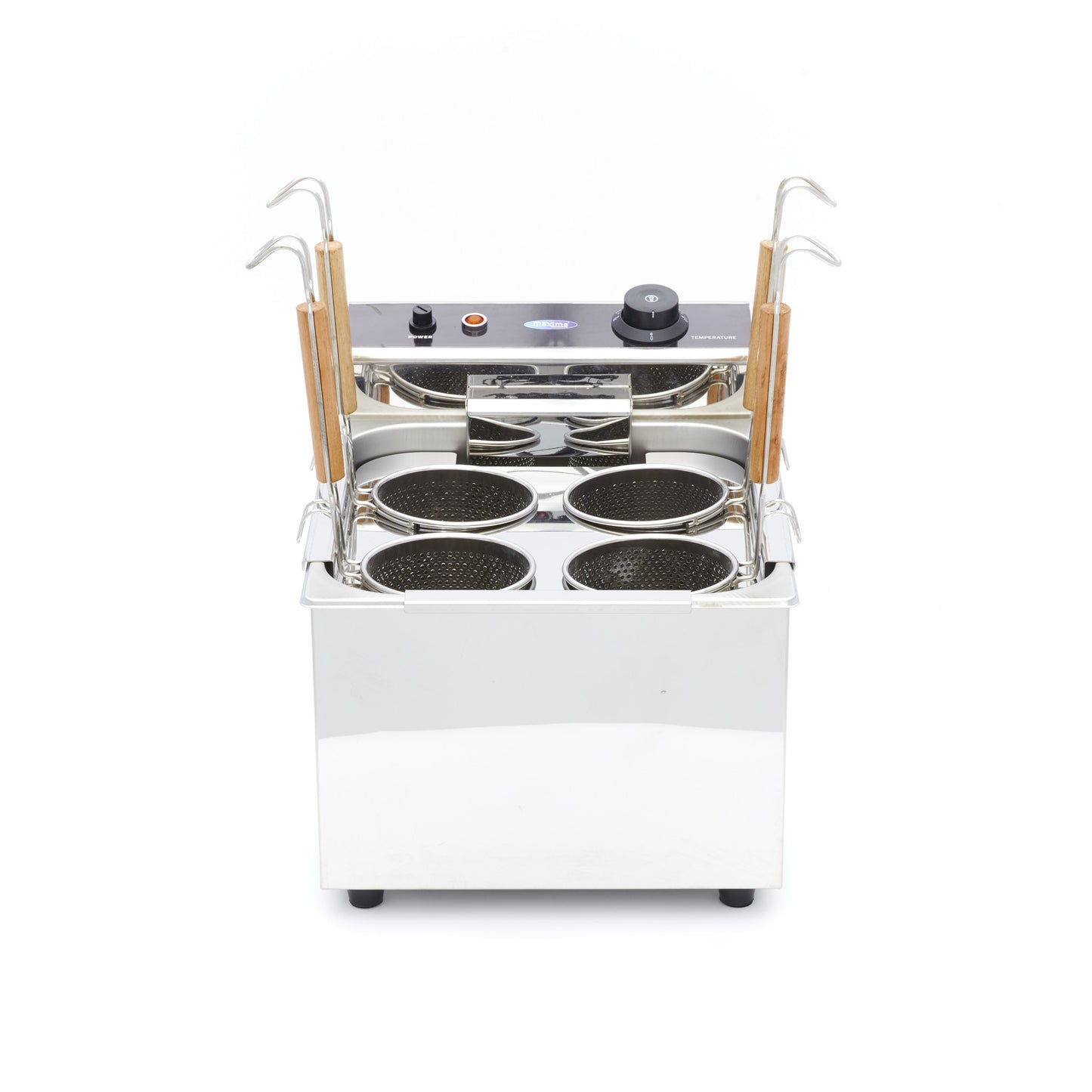 Pastakoker - 4 x 2 L - incl. 4 Manden