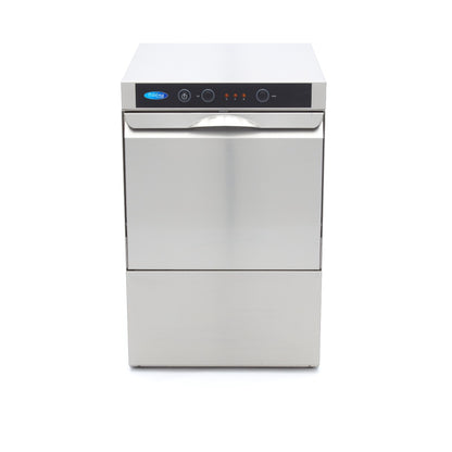 Horeca Vaatwasser - 40 x 40 cm - met Afvoer-, Glansspoel- en Zeeppomp - 230V