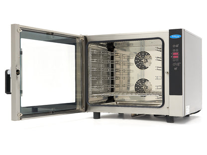 Combisteamer - 6 Bakken (1/1 GN / 60 x 40 cm) - Digitaal Display - 400V