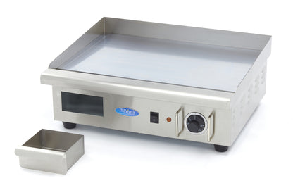 Grillplaat - Glad Chroom - 55 cm - incl. Opvangbak
