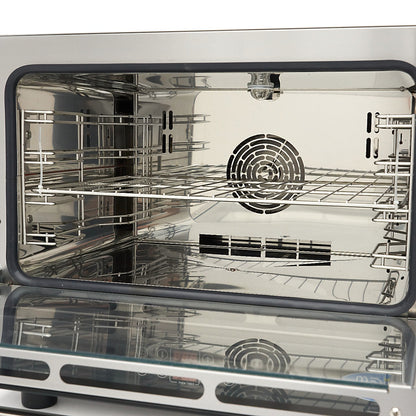 Combisteamer - 4 Bakken (1/1 GN / 60 x 40 cm) - Digitaal Display - 400V