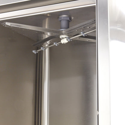 Pannenwasser - 60 x 76 cm - met Glansspoel- en Zeeppomp - 400V