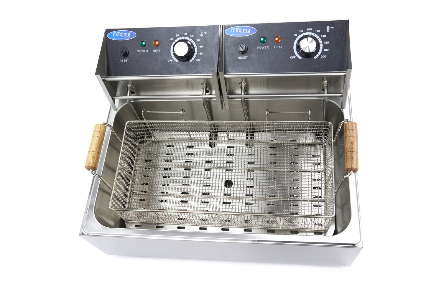 Frituurpan - 15 L - 1 Mand - tot 3 Kg Frites