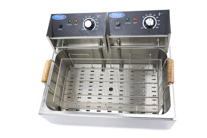 Frituurpan - 15 L - 1 Mand - tot 3 Kg Frites