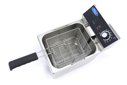 Frituurpan - 8 L - 1 Mand - tot 1,4 Kg Frites
