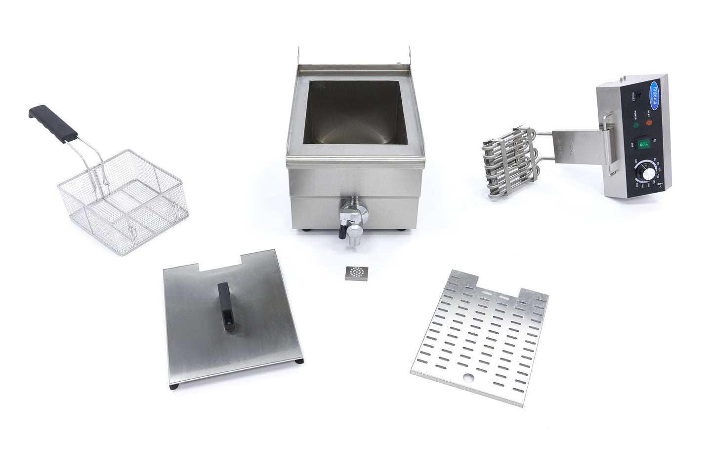 Frituurpan - 10 L - 1 Mand - met Tapkraan