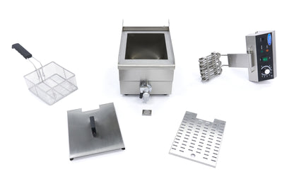 Frituurpan - 10 L - 1 Mand - met Tapkraan