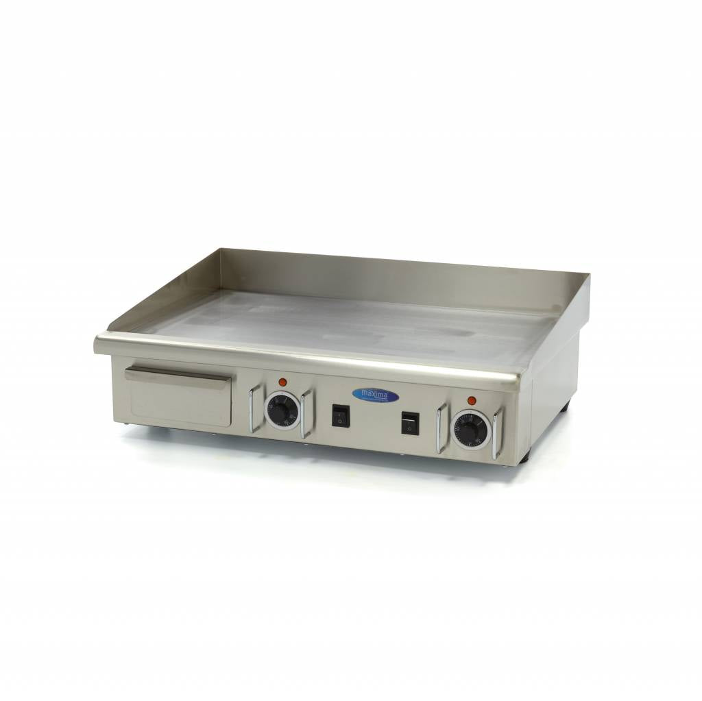 Grillplaat - Glad - 73 cm - incl. Opvangbak - 400V
