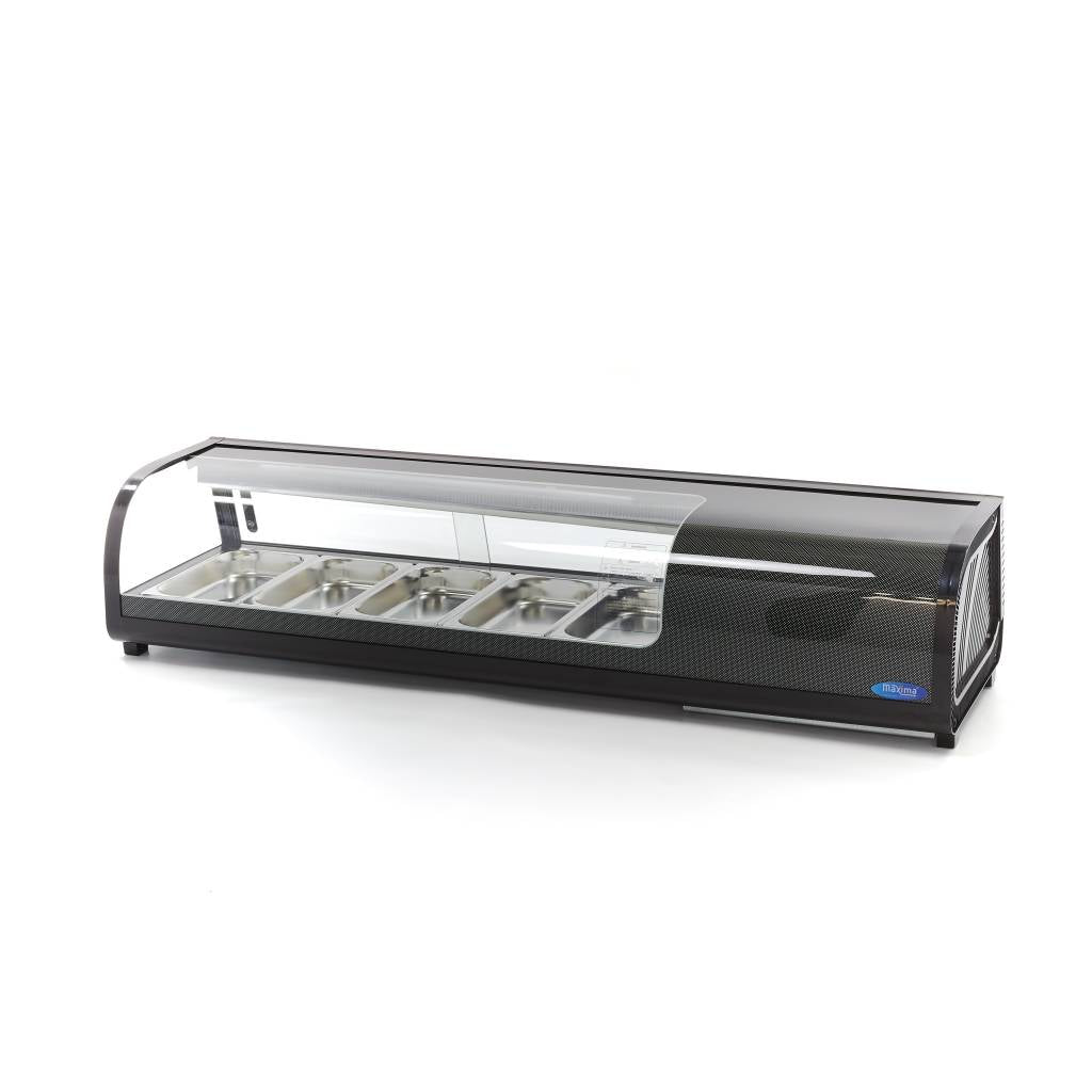 Sushi- en Tapasvitrine - 52 L - 5 x 1/3 GN - Tafelmodel