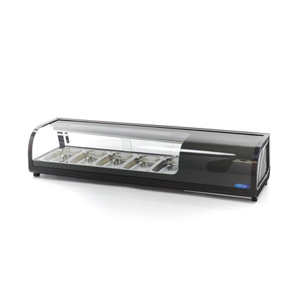 Sushi- en Tapasvitrine - 52 L - 5 x 1/3 GN - Tafelmodel
