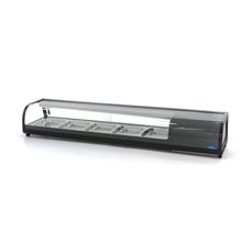 Sushi- en Tapasvitrine - 132 L - 5 x 1/2 GN - Tafelmodel
