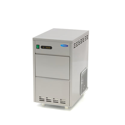 Schilferijsmachine - 30 Kg/24 u - Crushed ice - Watergekoeld