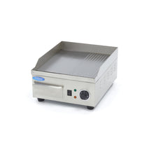 Grillplaat - Half Gegroefd - 36 cm - incl. Opvangbak