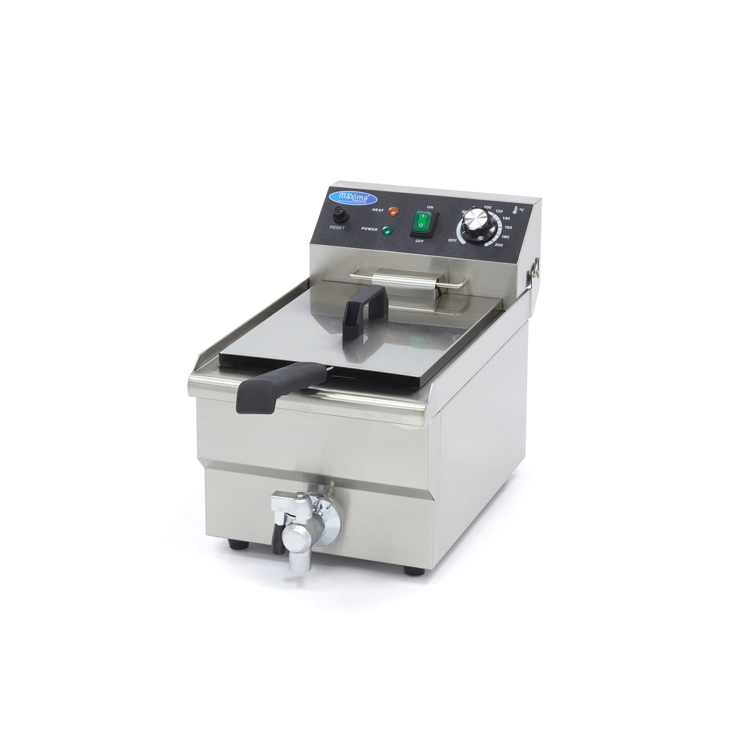 Frituurpan - 10 L - 1 Mand - met Tapkraan