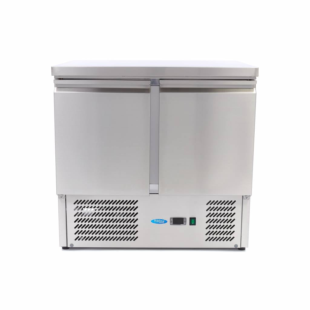 Koelwerkbank - 90 cm - 2 Deuren