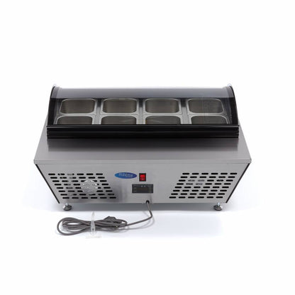 Saladette - 67 L - Tafelmodel - 8 x 1/6 GN