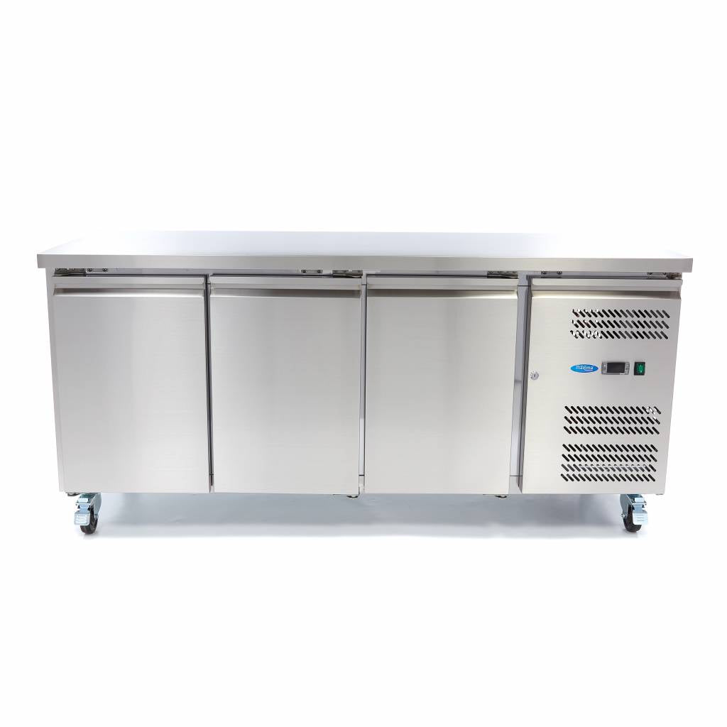 Koelwerkbank - 180 cm - 3 Deuren
