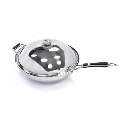Wokpan - Ø 36 cm - RVS - Inductie