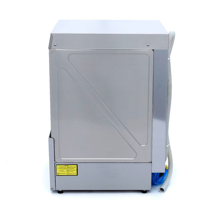 Horeca Vaatwasser - 40 x 40 cm - met Afvoer-, Glansspoel- en Zeeppomp - Digitaal Display -230V