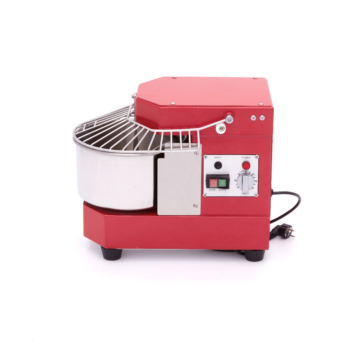 Spiraalkneder - 8 L - 4,5 Kg Deeg - Raspberry Rood