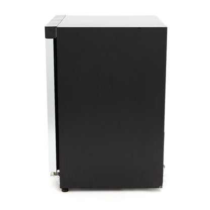 Koelkast - 200 L - Zwart - met Glazen Deur