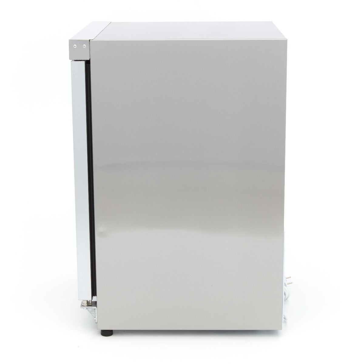 Koelkast - 200 L - Rvs - met Glazen Deur