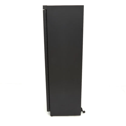Vrieskast - 400 L - 6 Vaste Roosters - Zwart