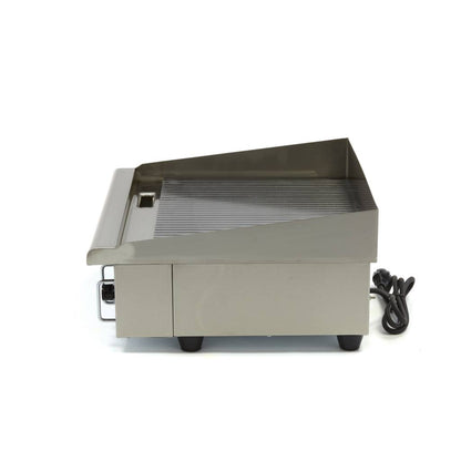 Grillplaat - Gegroefd - 55 cm - incl. Opvangbak