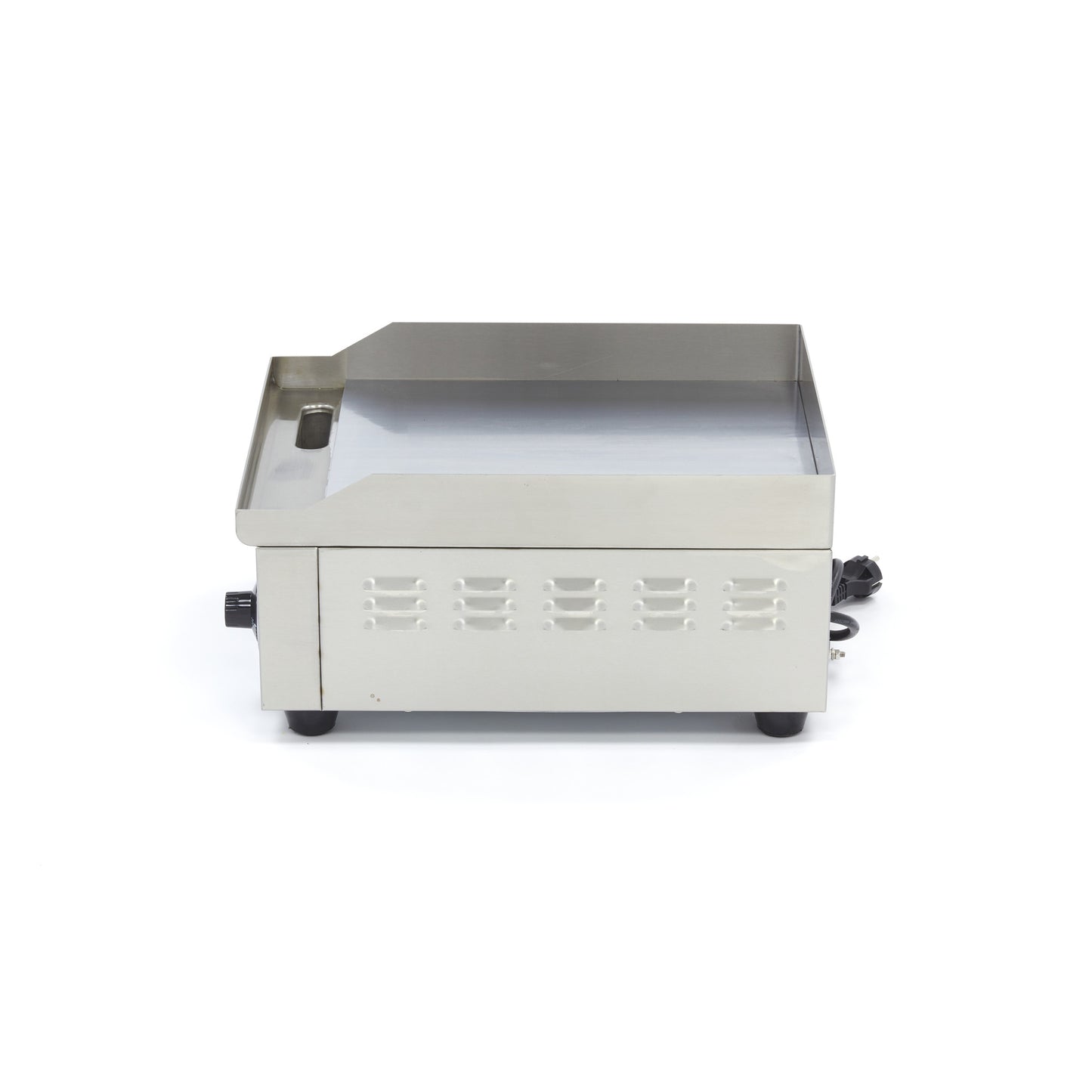 Grillplaat - Glad Chroom - 36 cm - incl. Opvangbak