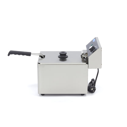 Frituurpan - 8 L - 1 Mand - tot 1,4 Kg Frites