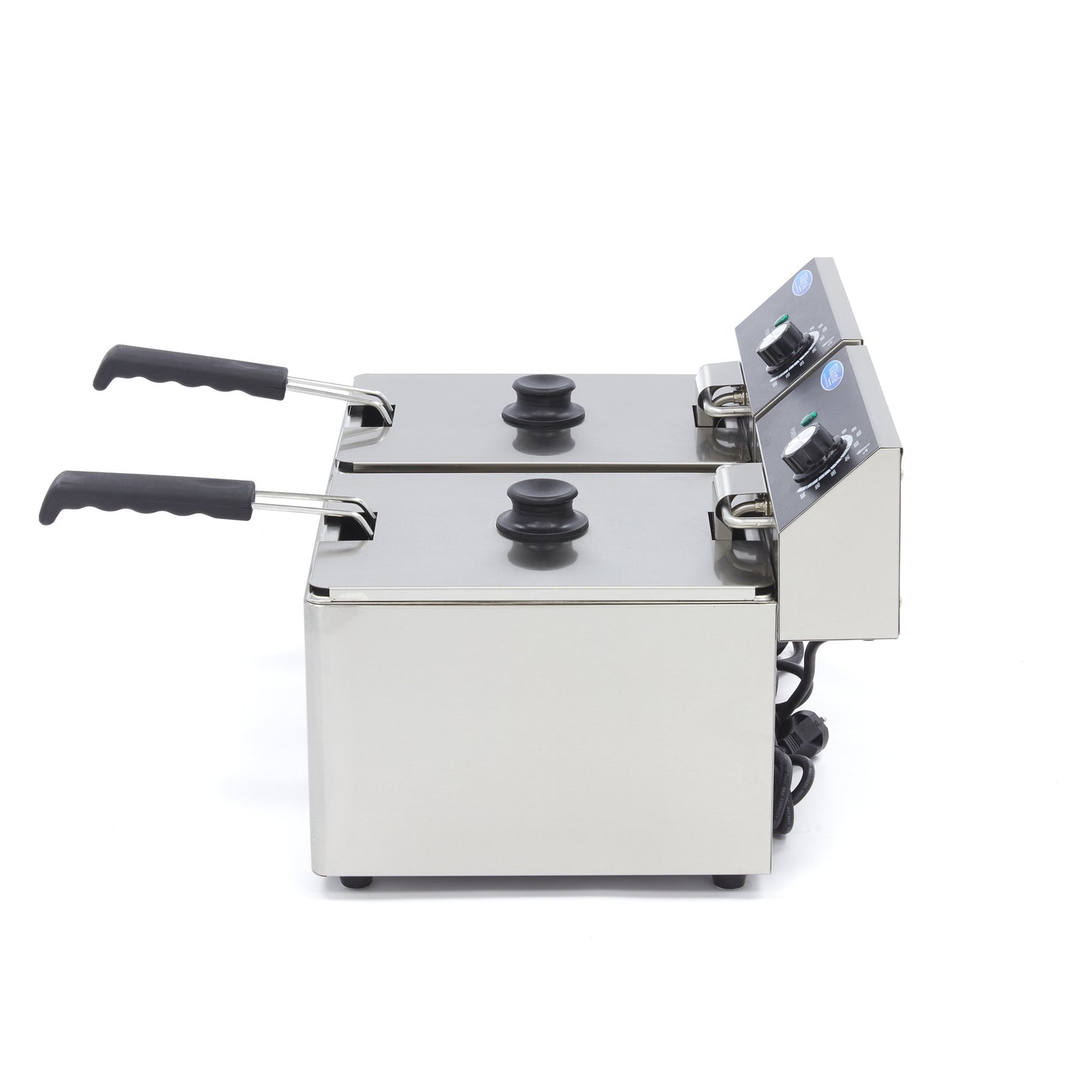 Frituurpan - 2x 8 L - 2 Manden - tot 2,8 Kg Frites