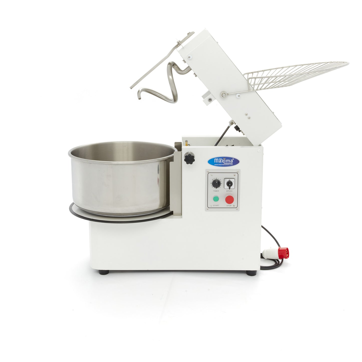 Spiraalkneder - 50 L - 30 Kg Deeg - 2 Snelheden - Uitneembare Kom - 400V
