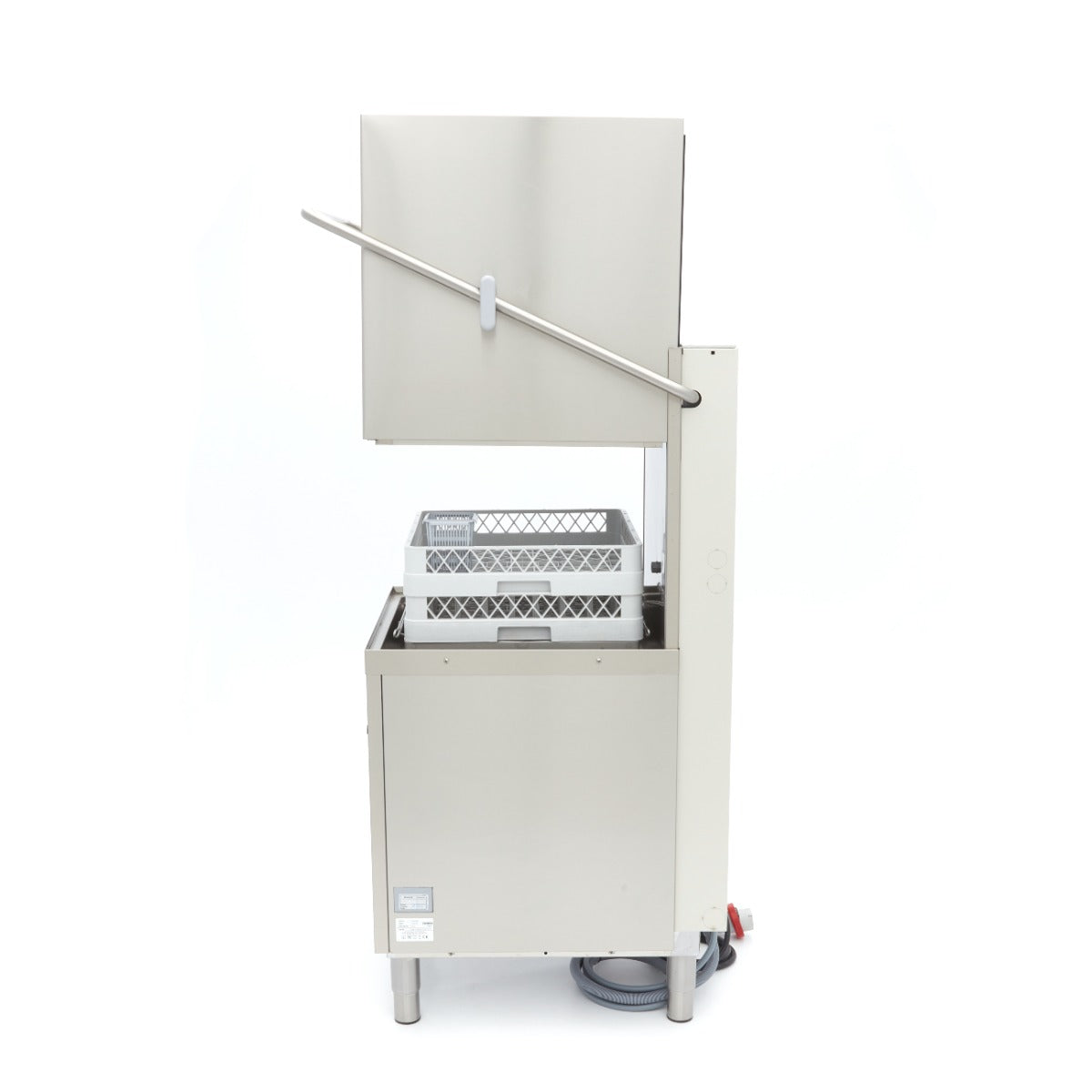 Doorschuifvaatwasser - 50 x 50 cm - met Afvoer-, Glansspoel- en Zeeppomp – 400V