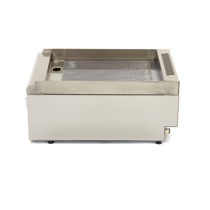 Horeca Grillplaat - Gegroefd - Enkel - 60 cm Diep - Gas
