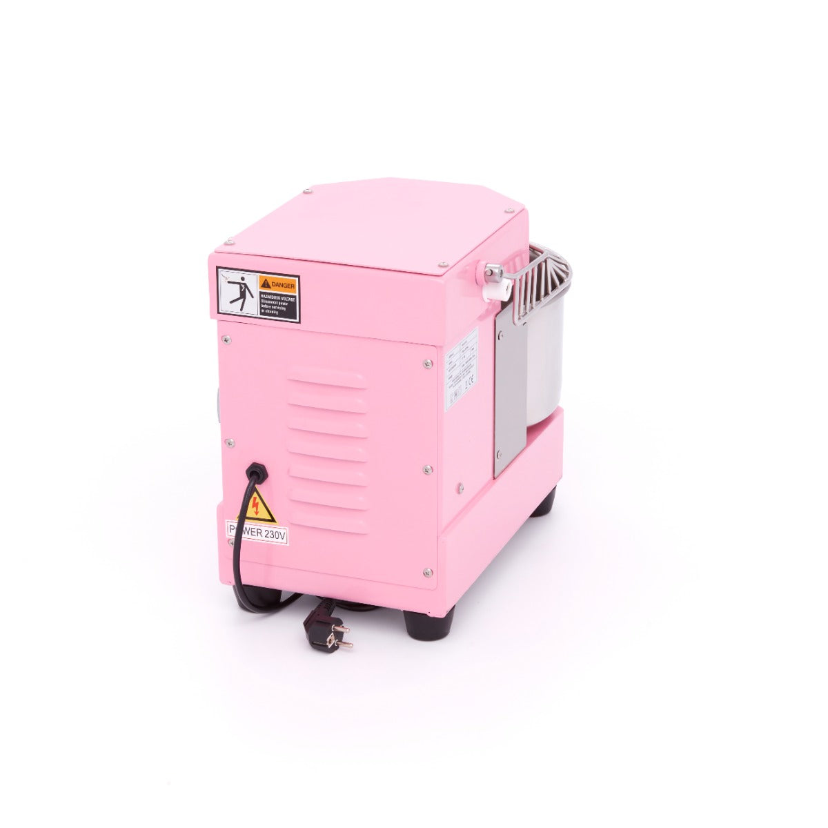 Spiraalkneder - 8 L - 4,5 Kg Deeg - Pastel Roze