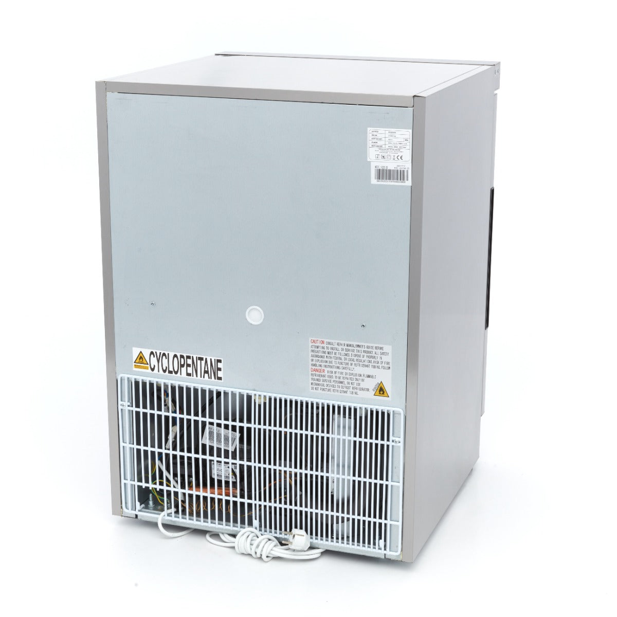 Koelkast - 200 L - 3 Verstelbare Roosters - Rvs