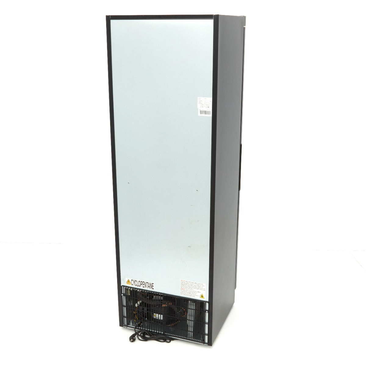 Vrieskast - 400 L - 6 Vaste Roosters - Zwart