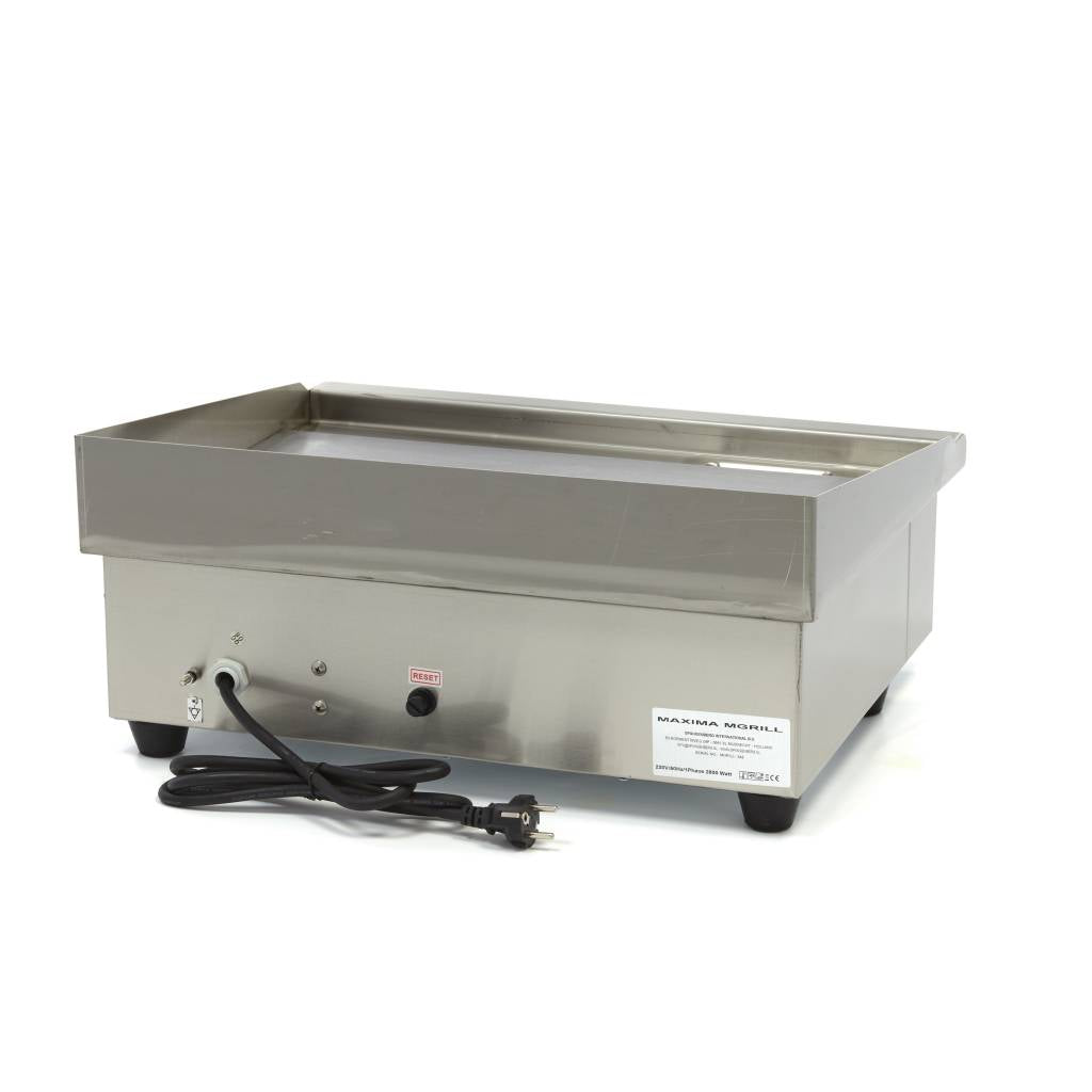 Grillplaat - Glad - 55 cm - incl. Opvangbak